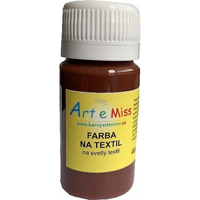 Artemiss Napeňovacia 3D farba na textil 24 hnedá