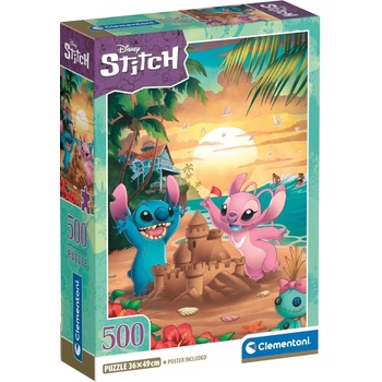 Clementoni Puzzle Hqc Disney Stitch 500pcs (i-35547)
