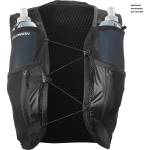 Salomon Дамска раница за трейл бягане Salomon Women's Active Skin 12 Set Trail running backpack - Black / Metal - размер XL (502-8393-0115)
