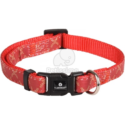 Flamingo Odin нашийник, червен 40-55 см