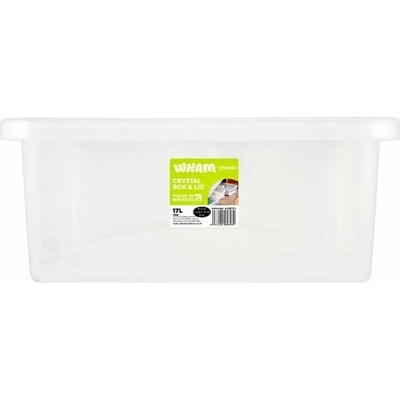 Wham Crystal krabice s víkem 17 l