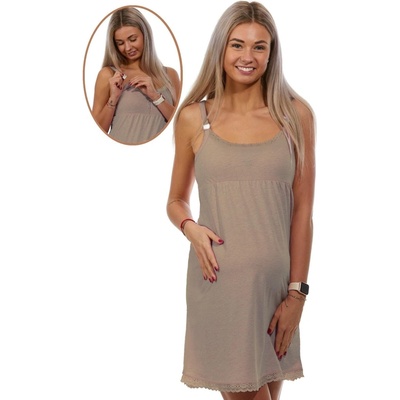 Noční košilka 1C4116 hnědá – Zboží Dáma