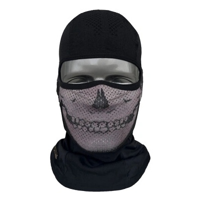 Balaclava V3 Ghost lebka 2 Černá