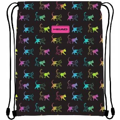 Спортна чанта, Head, Rainbow Kitty, 44 х 33 cm