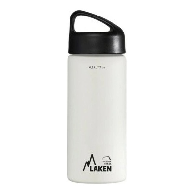 Laken Classic Thermo nerezová flaša 500 ml Biela