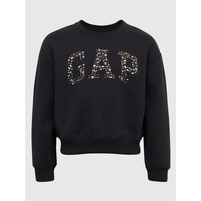 GAP detská mikina s logom čierna