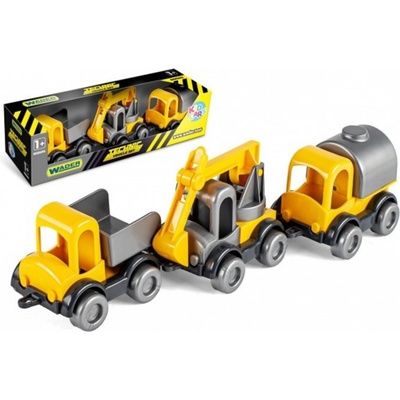 Kid Car WADER Auto stavebnís 3 ks