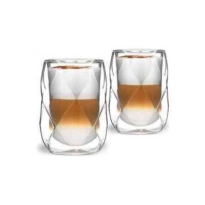 Vialli Design 2 dvoustěnných sklenic GEO 7589 350 ml