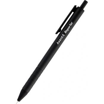 Авт. химикалка Axent Reporter 0.7 mm Черен (1601049-08-AB1065-01-A)