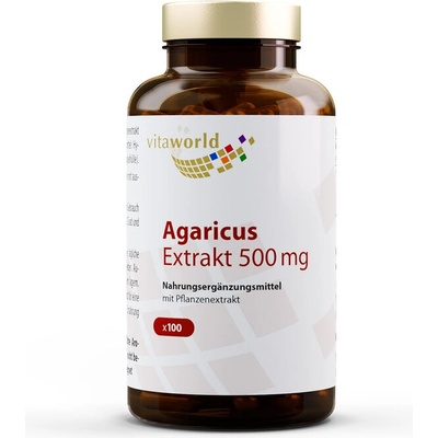 vitaworld Агарикус екстракт 500 mg 100 V капсули | Vita World (09202917 VW)
