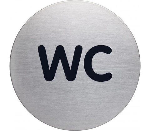 Piktogram WC text