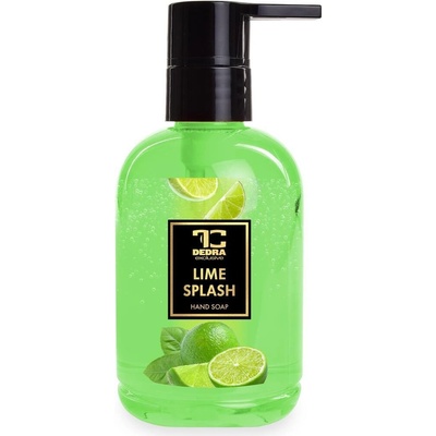 Dedra přírodní šetrné tekuté mýdlo s glycerinem Lime Splash 310 ml