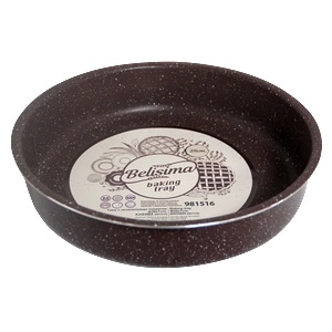 Eco BELISIMA-Тава с незалепващо покритие Ø28xh7cm КАФЯВА (981516) (193710-1) (01981516)