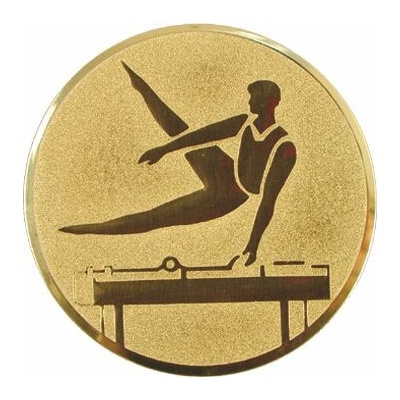 D2-A87 Emblém pr.50mm gymnastika 5 cm