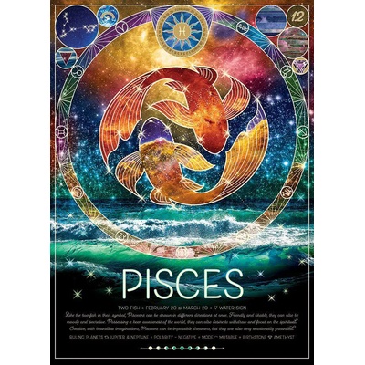 Cobble Hill - Puzzle Zodiac: Pisces - 500 piese