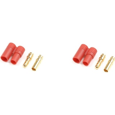 Fusion Konektor zlacený 3.5mm s plastovým krytem 1 pár