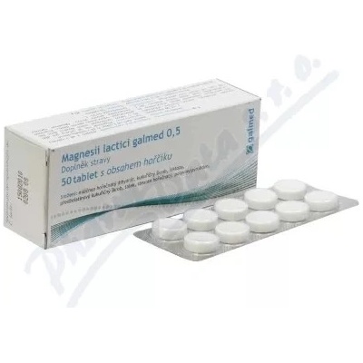 Galmed Magnesii lactici 0,5 g 50 tabliet