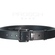 Prosch Bags kožený pásek jeans 09/1 černý