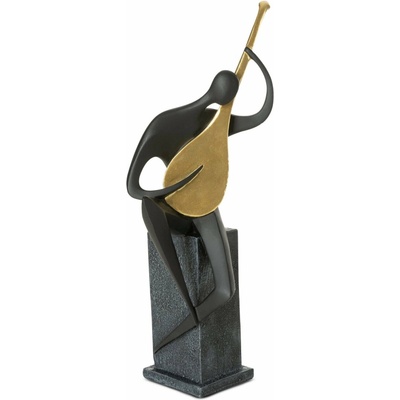 EUROFIRANY DEKORAČNÁ SOŠKA RICO 13X11X32 CM ČIERNA