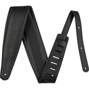 Fender 3.5 Premium Leather Black Каишка за китара (0990622106)