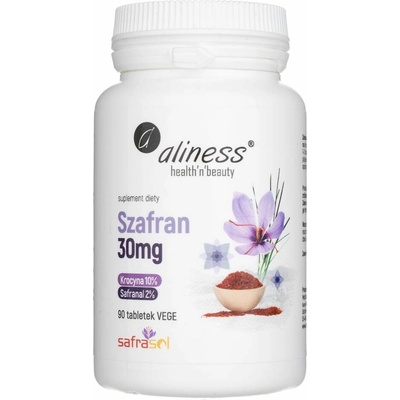 Aliness Šafran Safrasol 2 % 10 % 30 mg 90 tabliet