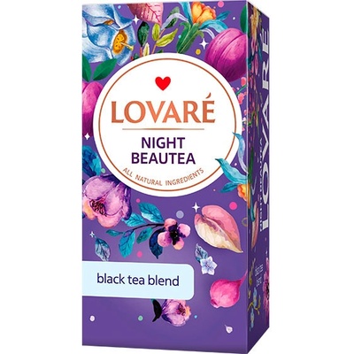 Lovaré NIGHT BEAUTEA ovocný čaj 24 x 1,5 g