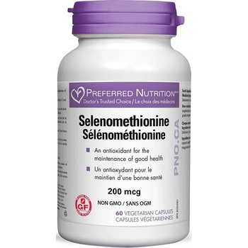 Natural Factors Selenomethionine, 200 mcg, 60 капсули, Natural Factors