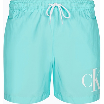Calvin Klein Мъжки къси панталони за плуване Calvin Klein Medium Drawstring soft turquoise