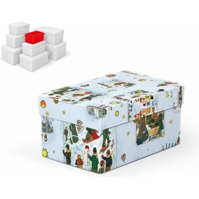 MFP papier Krabička darčeková vianočná B-V005-AL 16x10x8cm