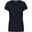 Kariban v-neck k381 / Дамска тениска с къс ръкав - тъмносиня m (20k38100302)