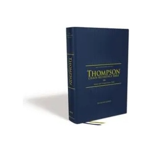 NIV, Thompson Chain-Reference Bible, Hardcover, Navy, Red Letter, Comfort Print | THOMPSON DR. FRANK (ISBN: 9780310459804)