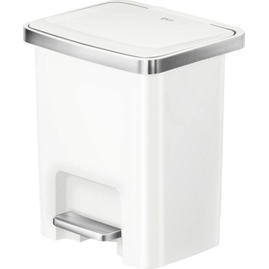 EKO-Europe Кош за отпадъци EKO HANA II с педал (15 л) - бял (EKO 638815 - White)
