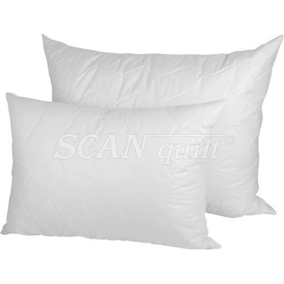 Scan Quilt Antialergický vankúš Basic 45x65 biela Bavlna/PES 45x65