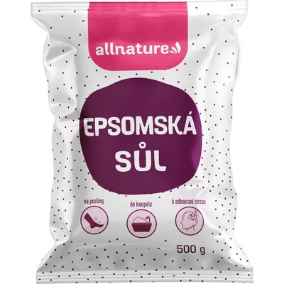 Allnature Epsomská soľ 500 g