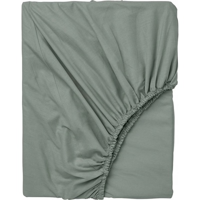 IKEA DVALA prostěradlo s gumou šedozelené 160x200