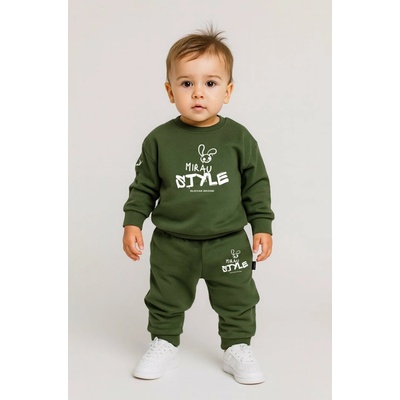 Baby chlapčenský 2komplet Style khaki zelená