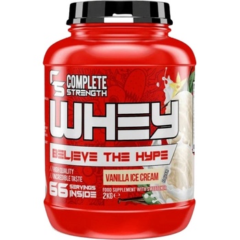 Complete Strength CS Whey | Whey Protein Concentrate [2000 грама] Бисквити и сметана