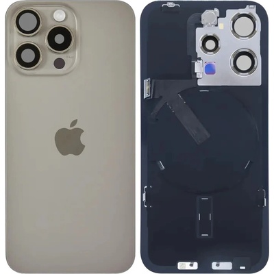 Zadné sklo s MagSafe magnetom, NFC a Flex káblom svietidla iPhone 15 Pro – Originálne – prírodný titan IPH2357