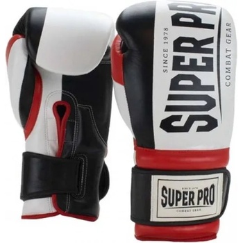 Image 1 of SUPER PRO БОКСОВИ РЪКАВИЦИ SUPER PRO BRUISER BLACK/RED - 12 oz