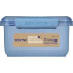 Sistema Кутия за обяд Sistema Ocean Bound Lunch Plus с прибори 1.2 л, синя