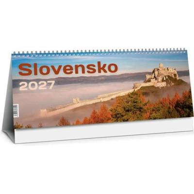 Slovensko , stolový stĺpcový, 300x120mm, 64 strán 2026