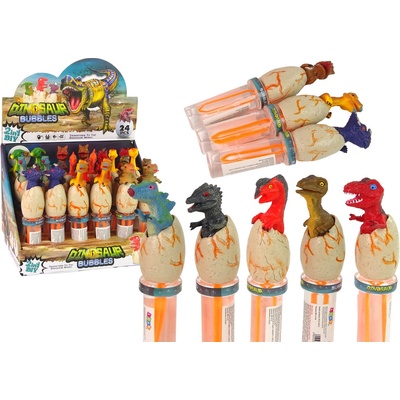 Lean Toys Bublifuky v tvare Dinosaurov 18 cm