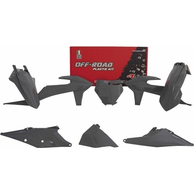 Rtech sada plastov KTM limitovaná edícia QUANTUM GREY šedá 6 dielov vr. krytov vzduch filtra