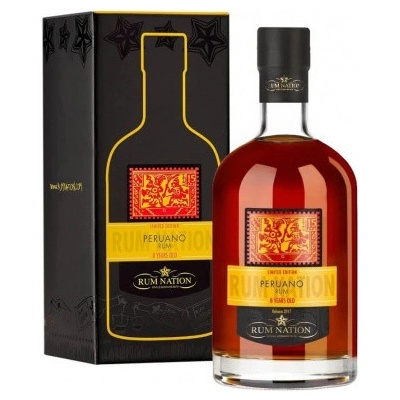 Rum Nation Peruano 8y 42% 0,7 l (holá láhev)