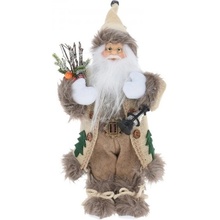 Santa Claus hnedý 37 cm Sezónkovo