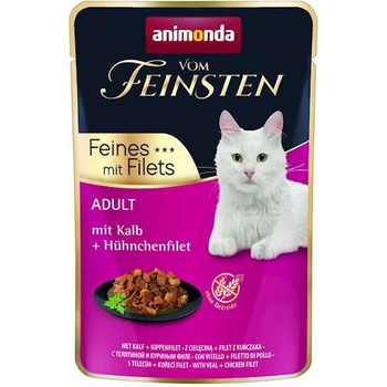 Animonda Cat Vom Feinsten Adult Телешко + пилешко филе 85 г пакетче
