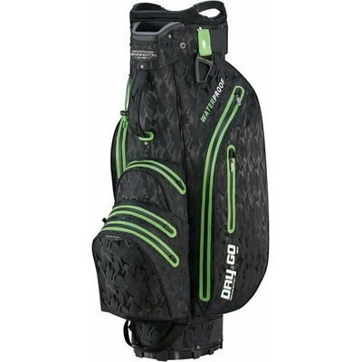 Bennington Dry GO 14 Grid Orga Water Resistant With External Putter Holder Black Camo/Lime Чантa за голф