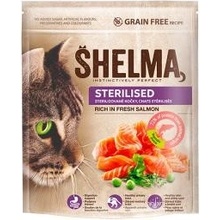 Shelma kočka sterilised s lososem grain free 1,4 kg