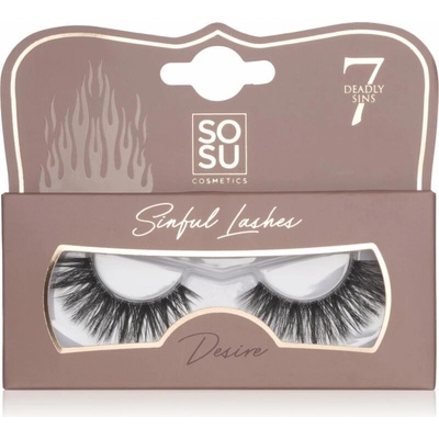 SOSU Cosmetics 7 Deadly Sins Lashes umelé mihalnice Desire 1 ks