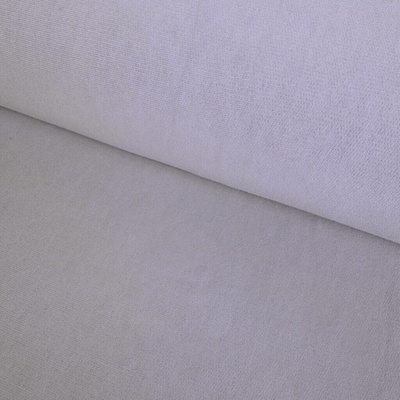 Teplákovina Počesaná Washed 400g - Fialovo šedá
